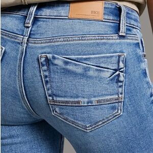 BKE Women's Boot Cut Jeans - Medium Blue